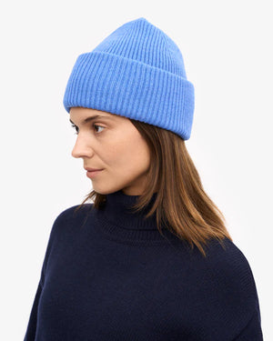 Merino Wool Hat Pacific Blue
