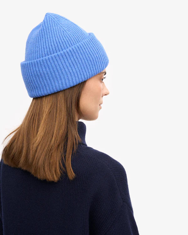 Merino Wool Hat Pacific Blue