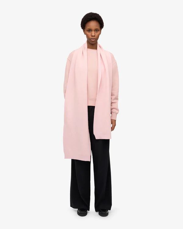 Merino Wool Schal Faded Pink