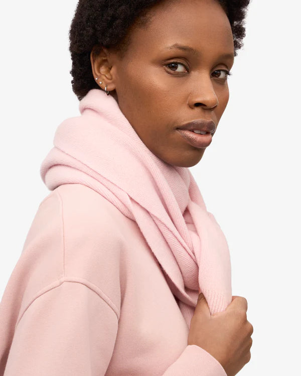 Merino Wool Schal Faded Pink