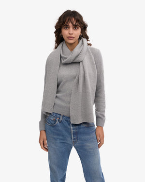 Merino Wool Schal Heather Grey