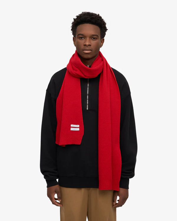Merino Wool Schal Scarlet Red