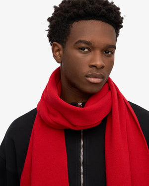 Merino Wool Schal Scarlet Red
