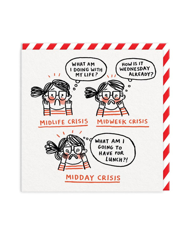 Ohh Deer Gemma Correll Mid-Life, Day-Crisis Klappkarte