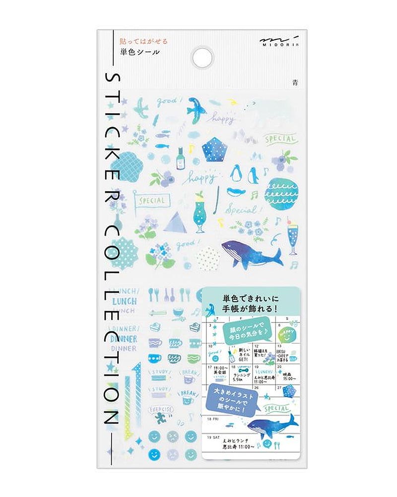 Midori Sticker Color Blue