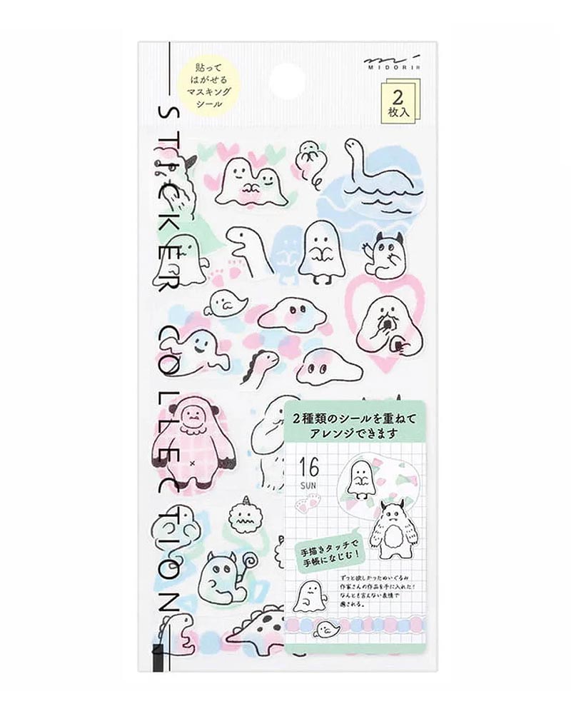 Midori - Sticker Two Sheets Monster