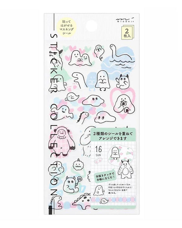 Midori - Sticker Two Sheets Monster