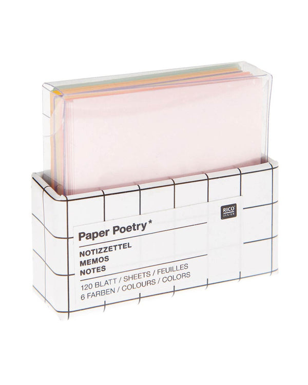 Notizzettel-Box Pastel