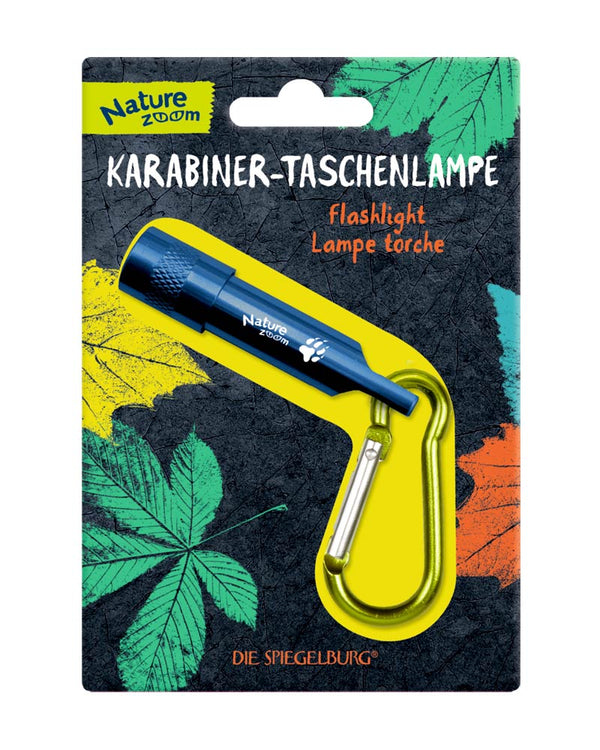 Kleine Karabiner-Taschenlampe Nature zoom