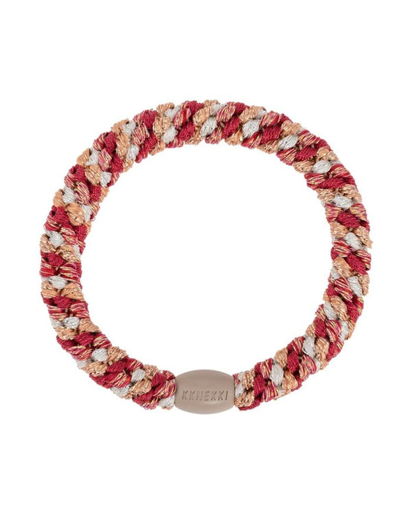 Kknekki Haargummi Mix Raspberry Ivory Glitter