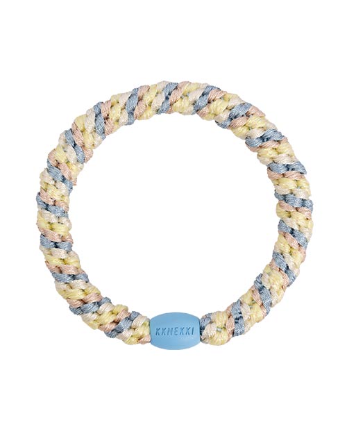 Kknekki Haargummi Mix Seablue Light Yellow Glitter