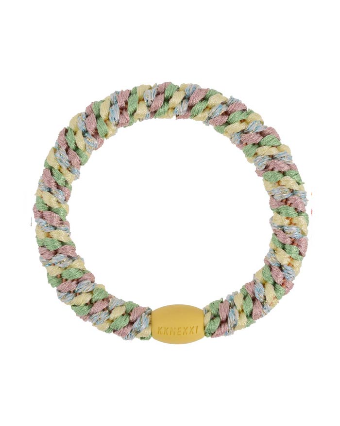 Kknekki Haargummi Mix Sparkle Blue Pastel Glitter