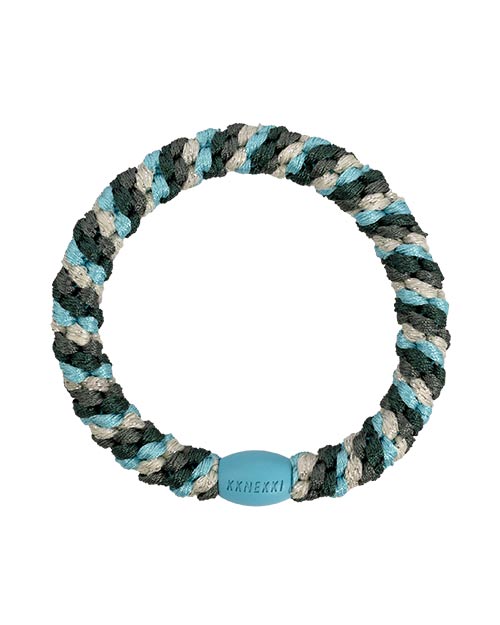 Kknekki Haargummi Mix Turquoise Jungle Glitter