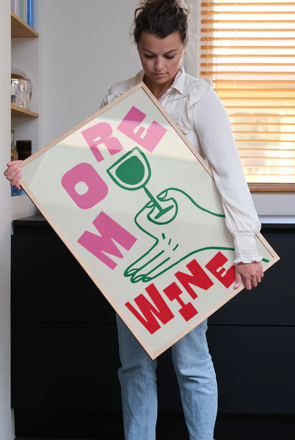 More Wine Print (30x40cm)