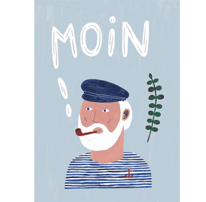 Moin Postkarte