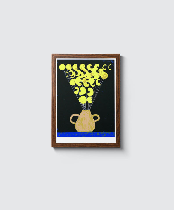 Moonbloom Siebdruck