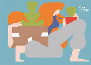 Happy Moving Karte A5