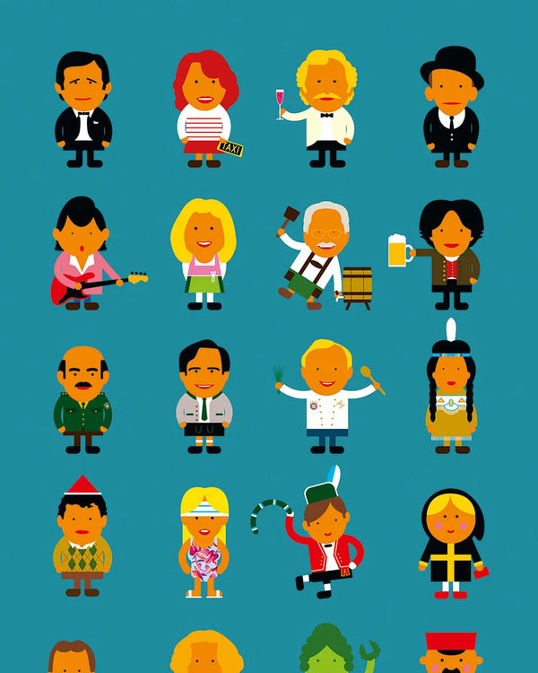 Leute München Poster