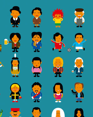 Leute München Poster