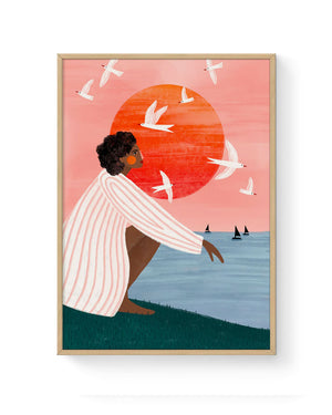 Sunset on my own Print (30 x 40cm)