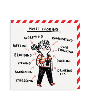 Ohh Deer Gemma Correll Multi-Tasking Klappkarte
