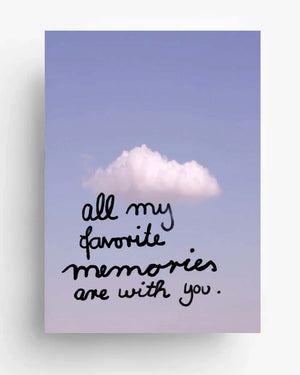 Hej.Ibiza - All my favorite memories are with you Postkarte