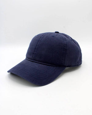 Cap aus 100% Baumwolle Marineblau