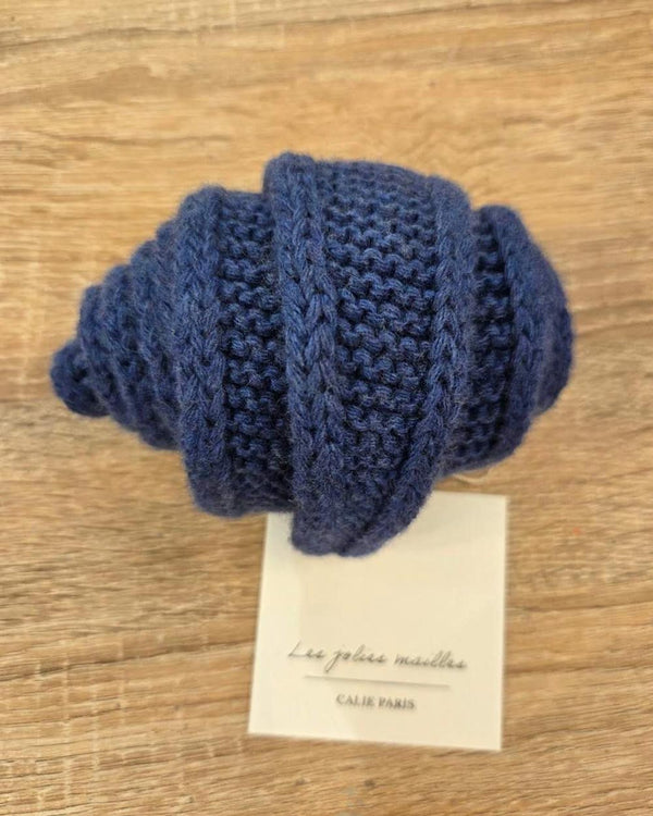 Kleiner Schal aus Wolle Navy Blue