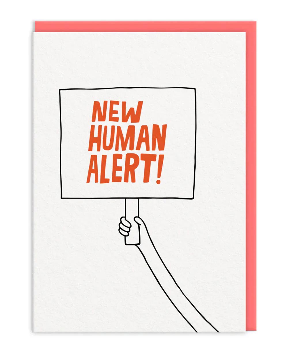 Alert Placard New Baby Klappkarte