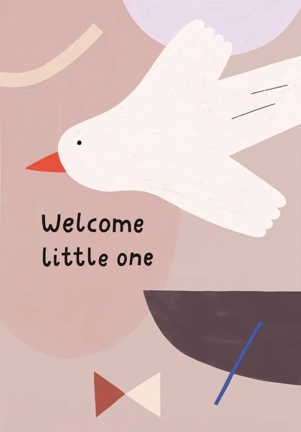 Baby Welcome Postkarte
