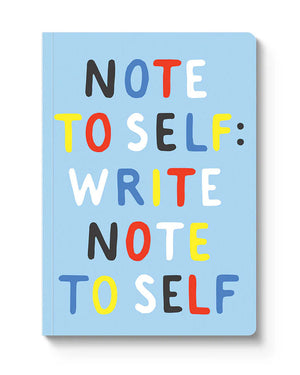 Note To Self Paperback Notebook
