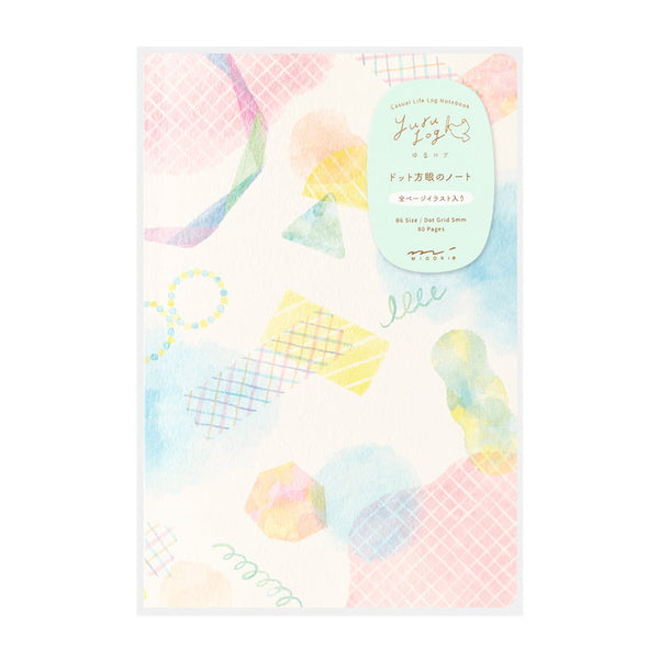 Midori Yuru Log Notebook B6 Watercolour
