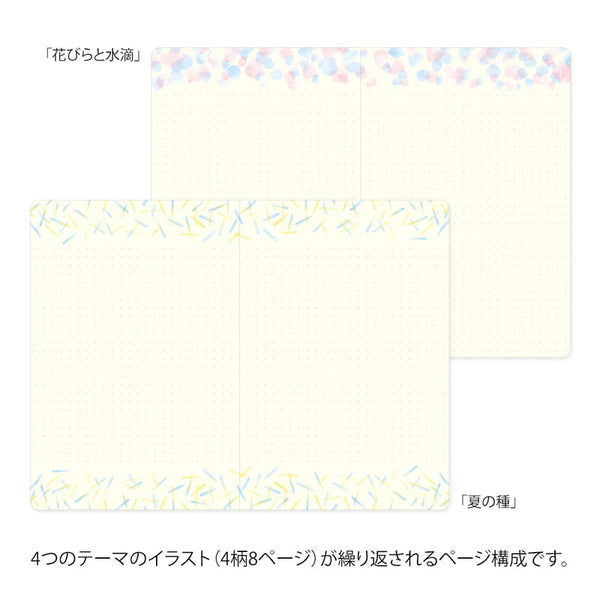 Midori Yuru Log Notebook B6 Watercolour