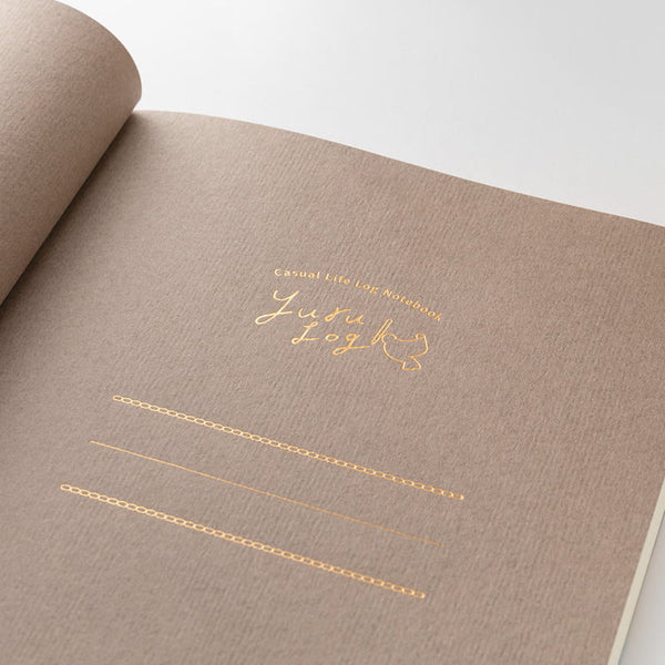 Midori Yuru Log Notebook B6 Watercolour