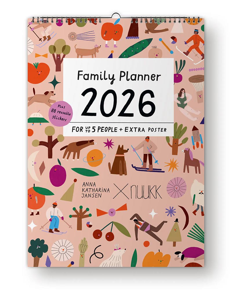 Familienkalender 2026 Ponies & Picnics Anna Katharina Jansen x Nuuk