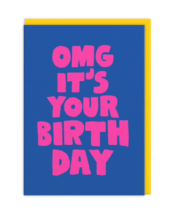 Ohh Deer OMG It's Your Birthday Klappkarte