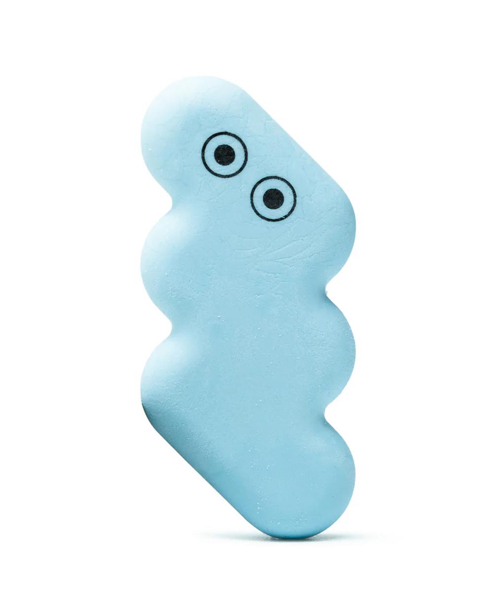 Studio Arhoj - Radiergummi Oop! Blue, ein vielseitig geformter Radiergummi in Form eines Klettergriffs, ideal für Korrekturen in großen und kleinen Händen.