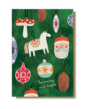 Ornaments Klappkarte