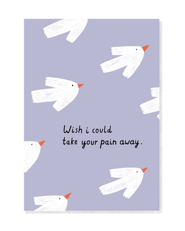Pain Away Postkarte