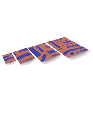Geschenktüte Flach Jantien Baas Painted Stripes (5er-Pack)