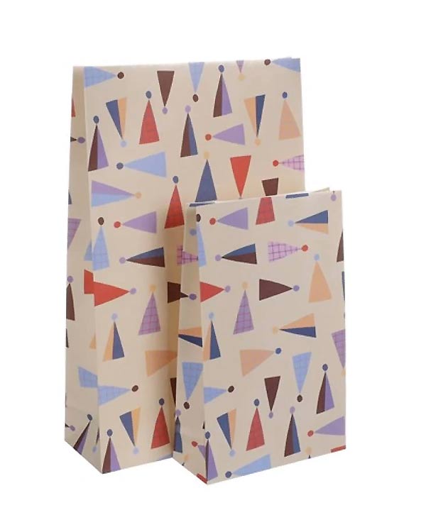 Geschenktüte Party Hat mit Boden (5er-Pack)