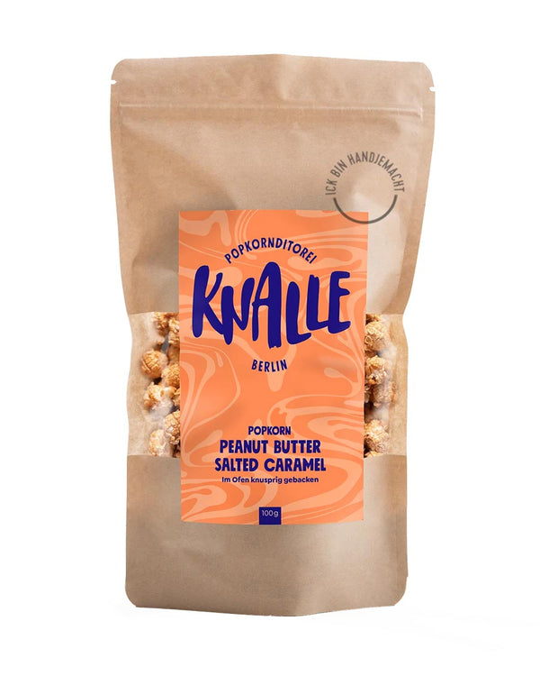 Popcorn Erdnussbutter Salzkaramell