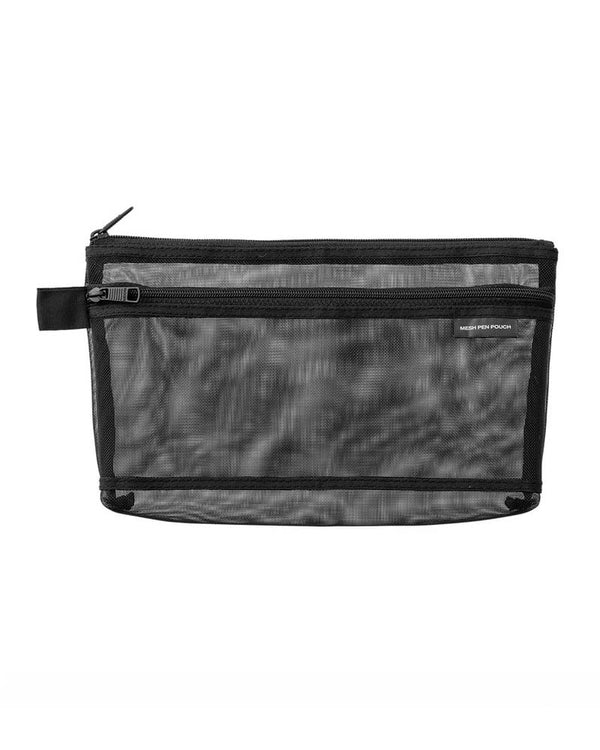 Midori Mesh Pen Pouch Black