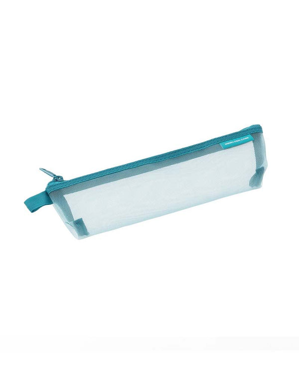 Midori Mesh Pen Case Blue