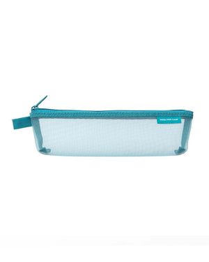 Midori Mesh Pen Case Blue