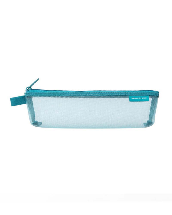Midori Mesh Pen Case Blue