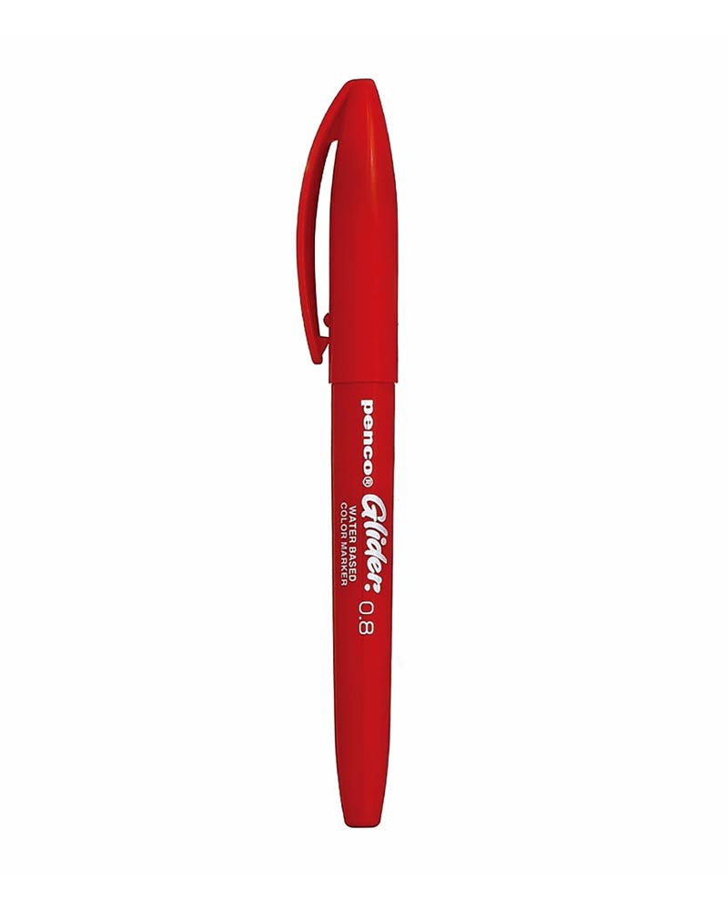 Penco Glider Colour Pen Red