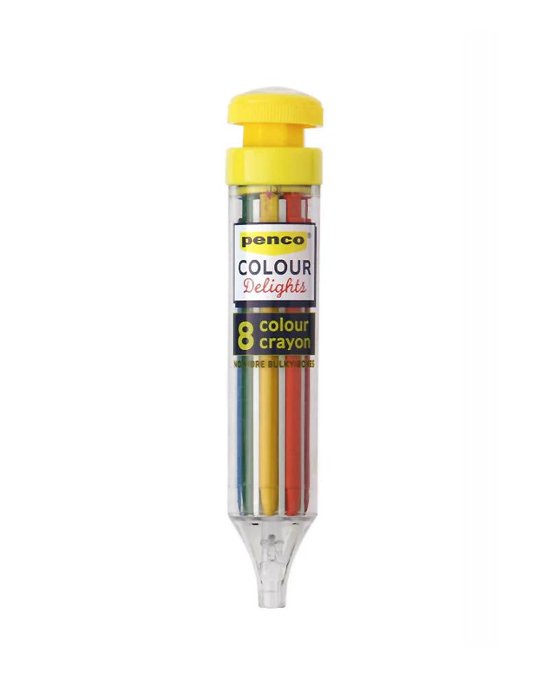 Penco 8 Colour Crayon