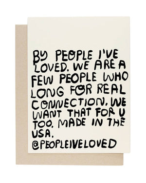 People I've loved Still Standing Klappkarte