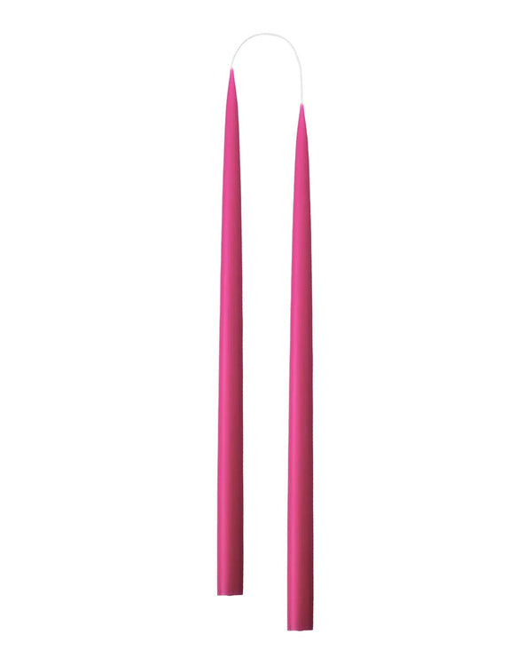 Hand Dipped Candle Cerise H35cm (2er Set)